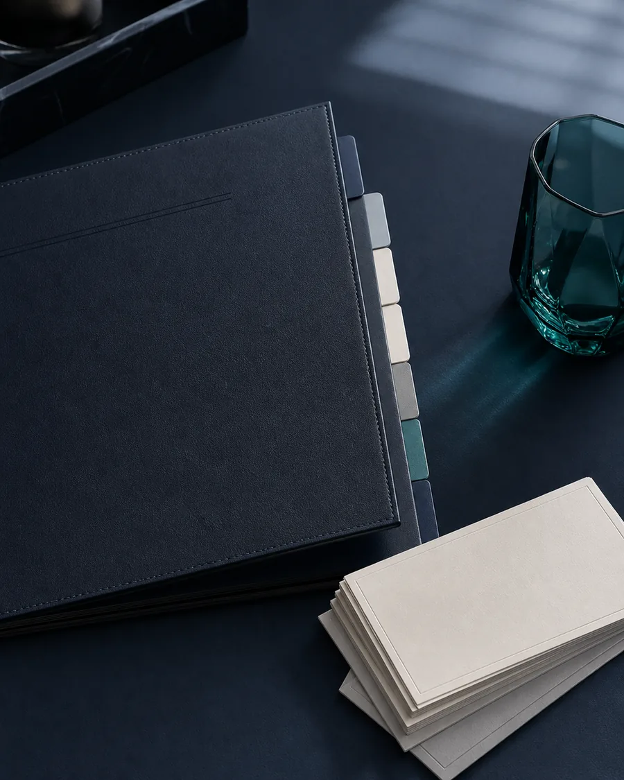 Иллюстрация папки с материалами для предварительного обращения